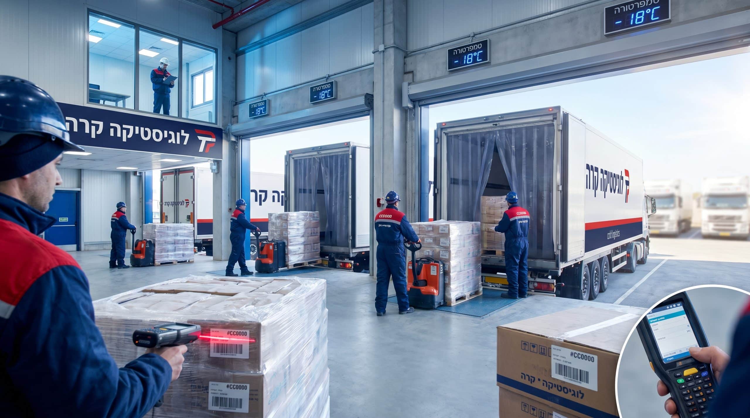תכנון מסלולי הפצה מרכב מקורר ממחסן הקפאה עמוקה ליעדים ארציים