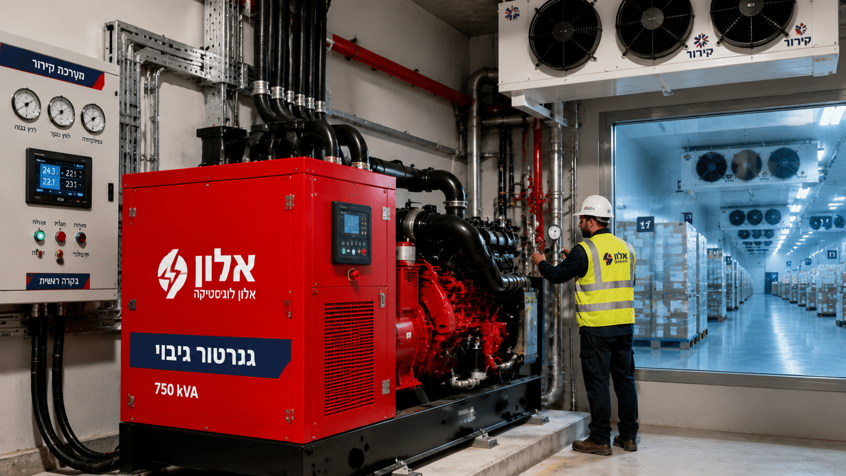 מערכות גיבוי ויתירות שחייבות להתקיים במרלו"ג מודרני לשמירה על שרשרת הקירור